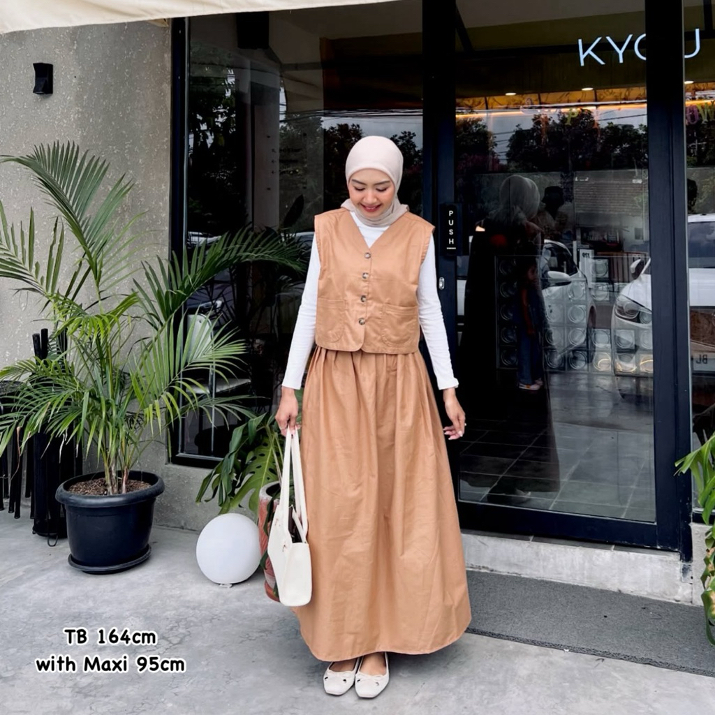 Rok Sheya MAXI (Custom Panjang 85/90/95 ) // Rok Panjang Pastel // Rok viral tiktok / Rok Kerja