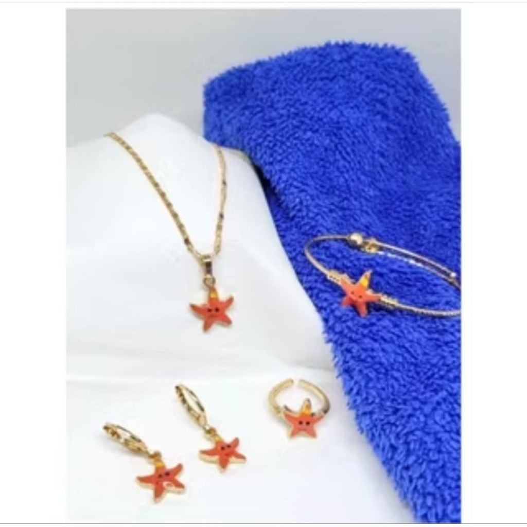 1 set perhiasan anak titanium