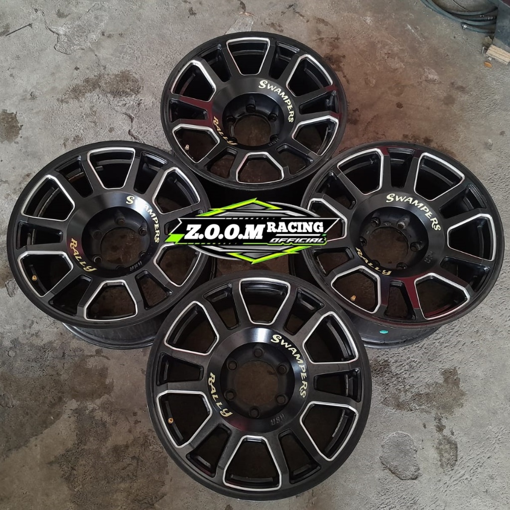 Velg Mobil Seken Ring 18 HSR SWAMPERS Pcd 6x139,7 Murah R18 Seken, PAJERO FORTUNER HILUX TRITON DLL