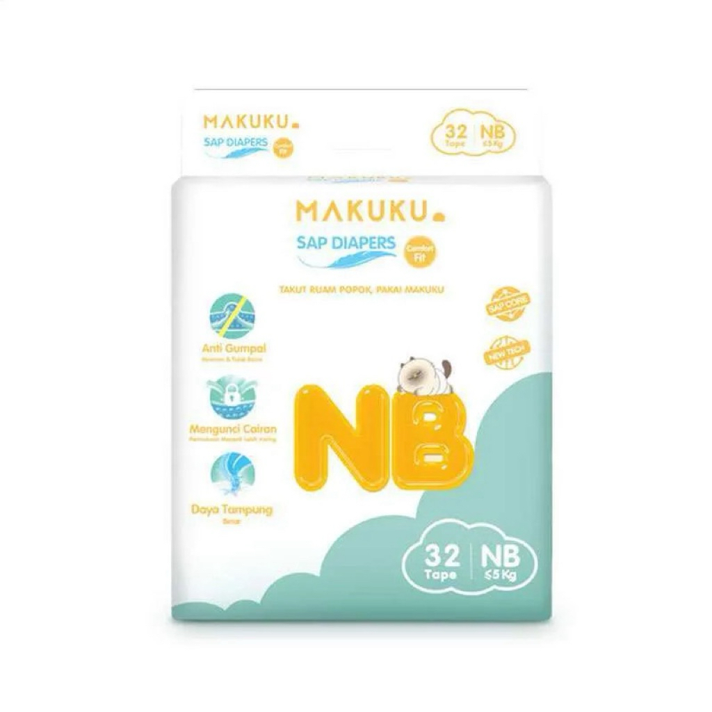 Makuku Sap diapers Nb 32