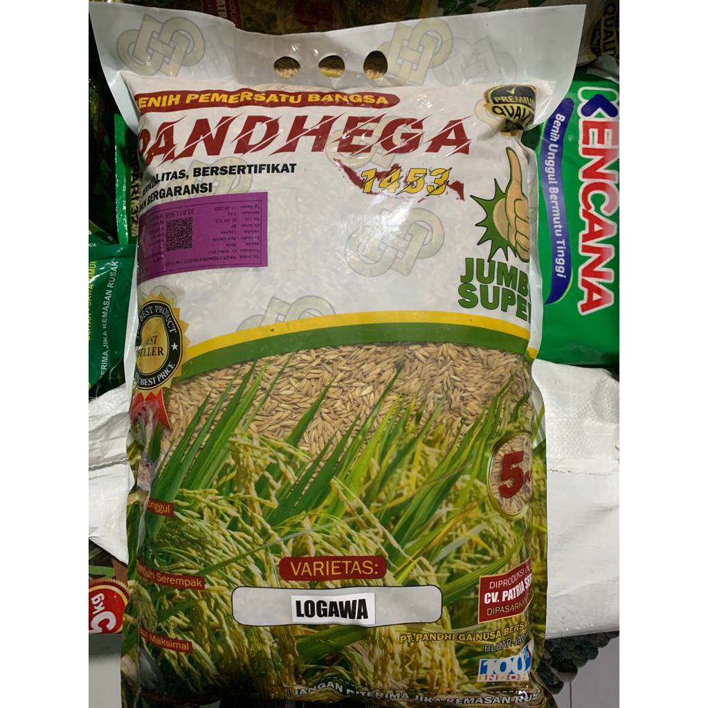 Benih padi LOGAWA Pandhega PREMIUM JUMBO kemasan 5k