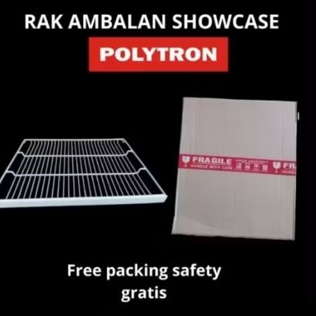 Rak Showcase Polytron Original (Gratis Packing)