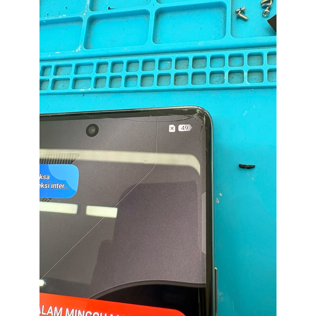 lcd infinix note 40 pro original copotan minus (X6851/X6851B)