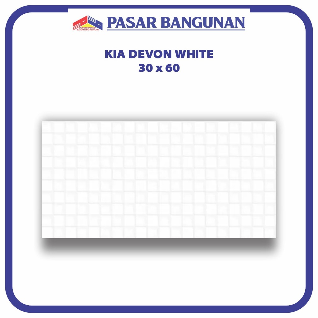 KERAMIK KIA DEVON WHITE 30x60