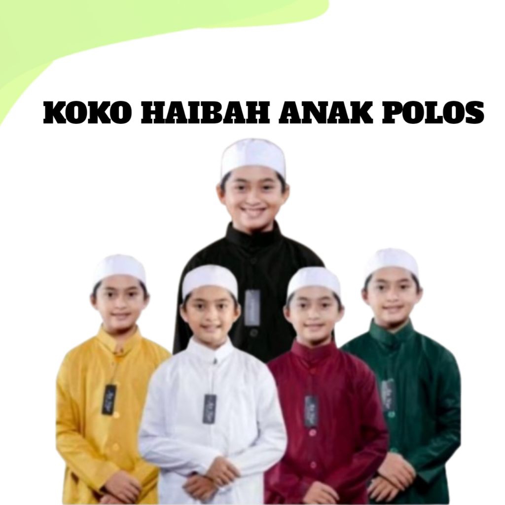 koko haibah polos anak santri terlaris
