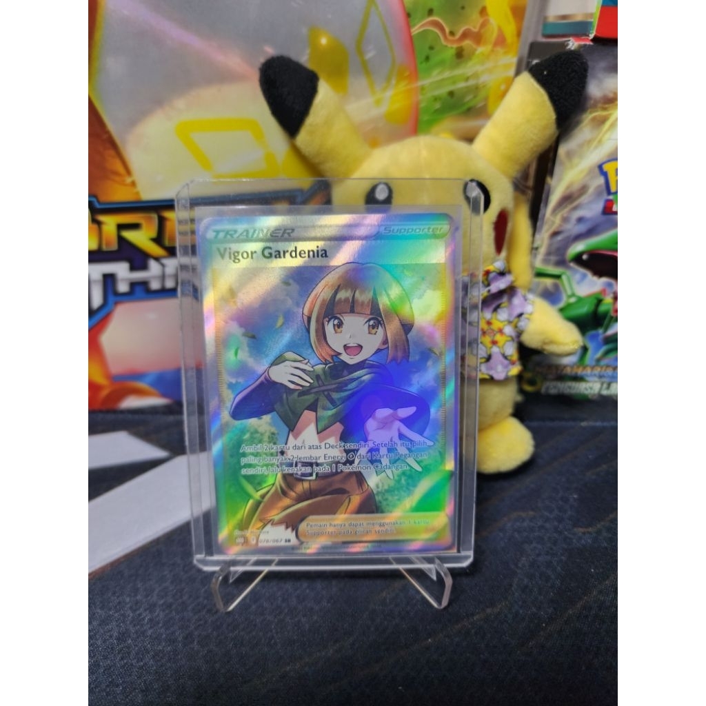 Kartu Pokemon TCG Indonesia Trainer Vigor Gardenia S10D 078/067 SR