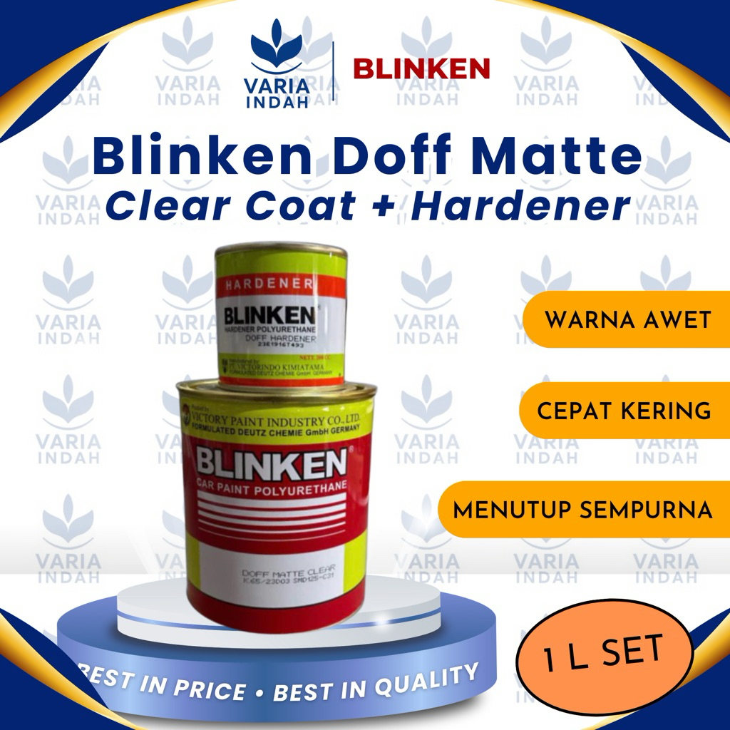 Clear Blinken Doff Matte 1 Liter Set