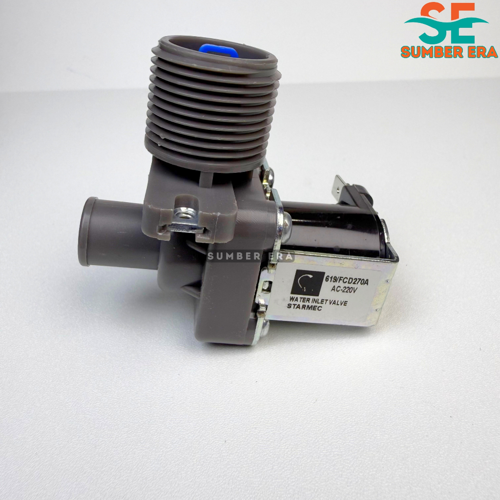 Selenoid / Water Inlet Mesin Cuci Umum Sharp LG Panasonic / Water Inlet Valve Abu Abu