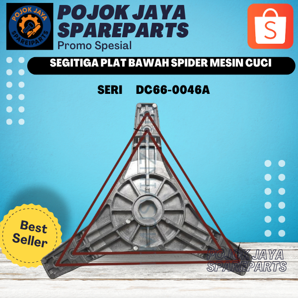 SEGITIGA PLAT BAWAH SPIDER MESIN CUCI SAMSUNG DC66-0046A