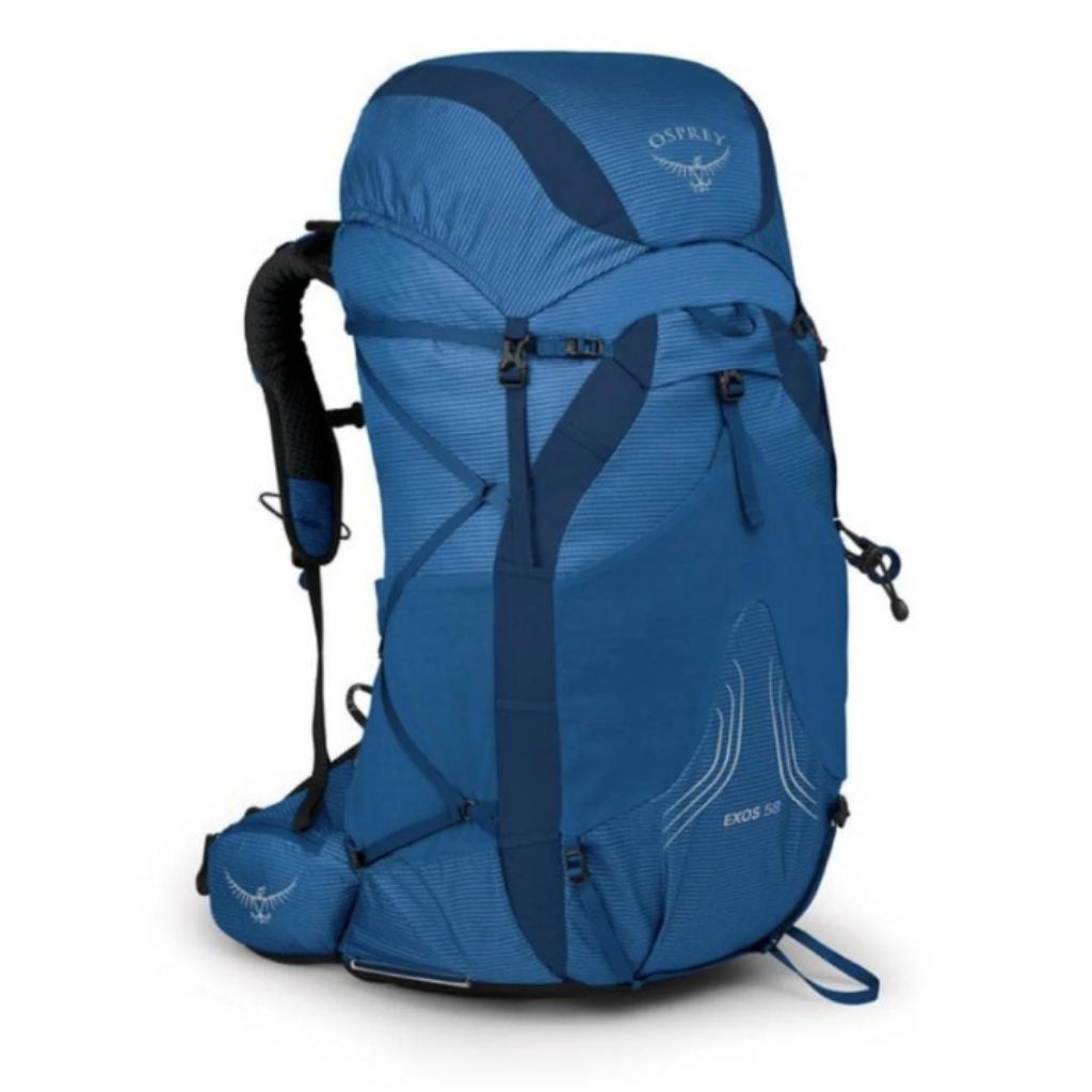 OSPREY EXOS 58 BACKPACK - BLUE RIBBON