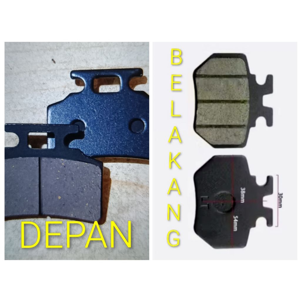 KAMPAS REM EXOTIC SPRINTER PRO MAX MOTOR LISTRIK DEPAN/BELAKANG