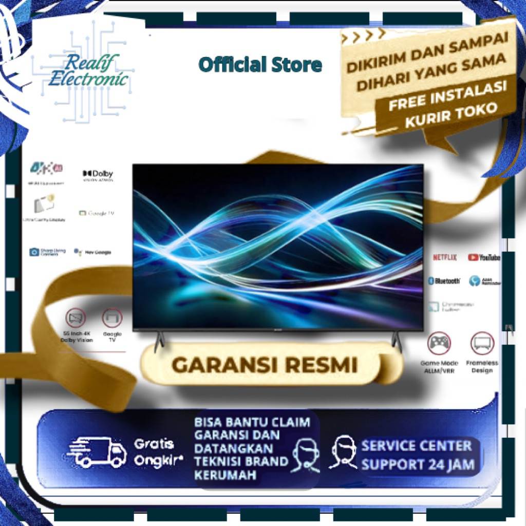 SHARP 4T C55HJ6000I Android TV 55 Inch