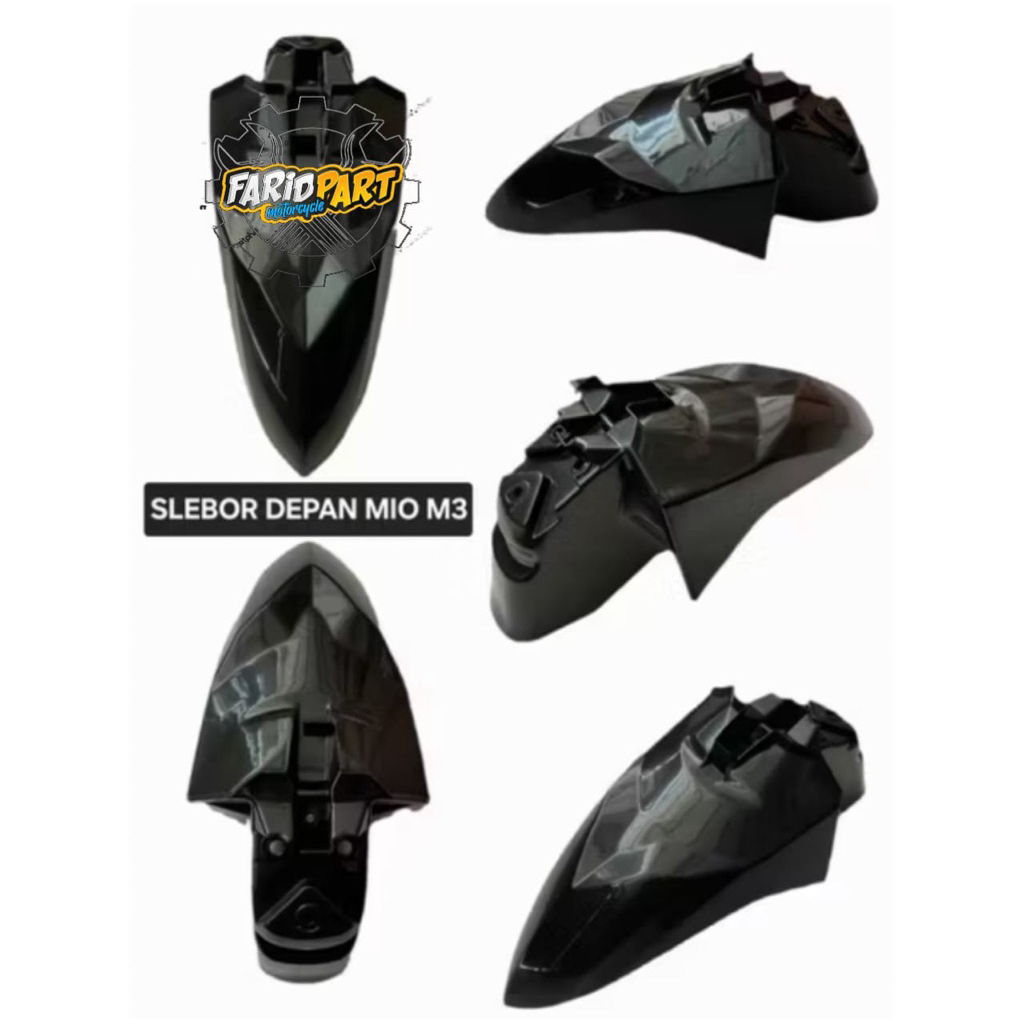 spakbor depan mio m3 ori abs hitam glosi termurah