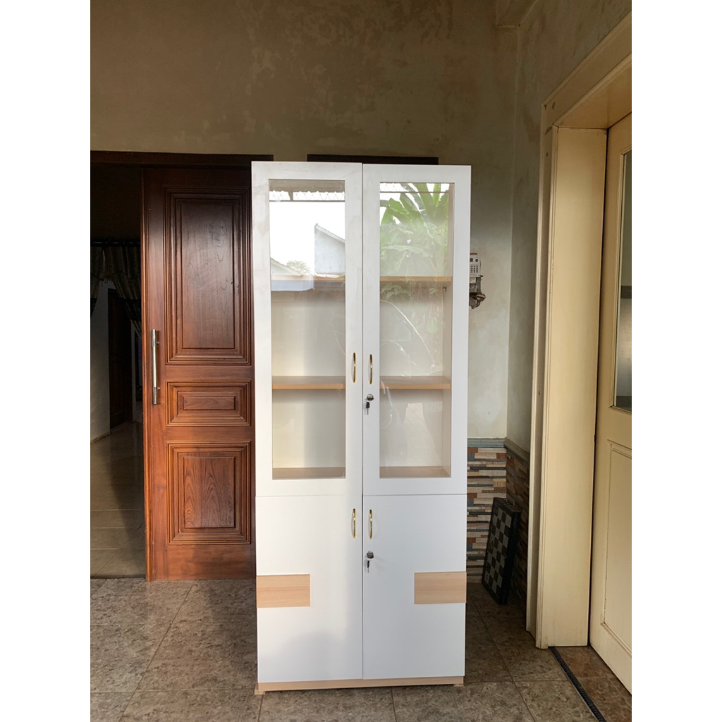 lemari hias kaca lemari arsip rak buku