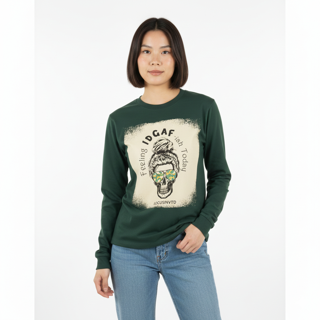 KAOS 3SECOND CEWEK REGLAN LENGAN PANJANG BAJU T-SHIRT WANITA REGLAN DISTRO THREE SECOND