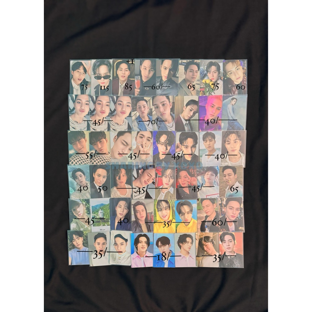 photocard aab seventeen ina mingmel jasmer mingyu scoups wonwoo gyu future official