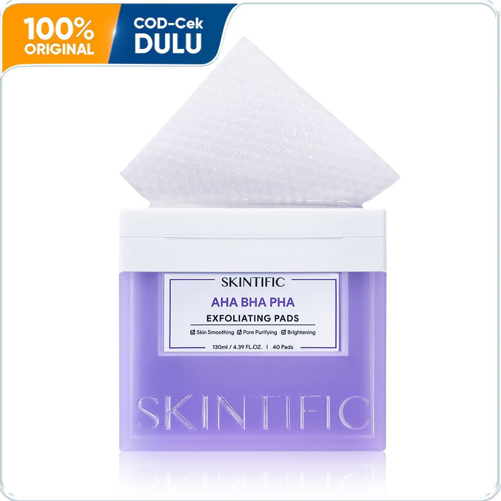 SKINTIFIC AHA BHA PHA EXFOLIATING PADS