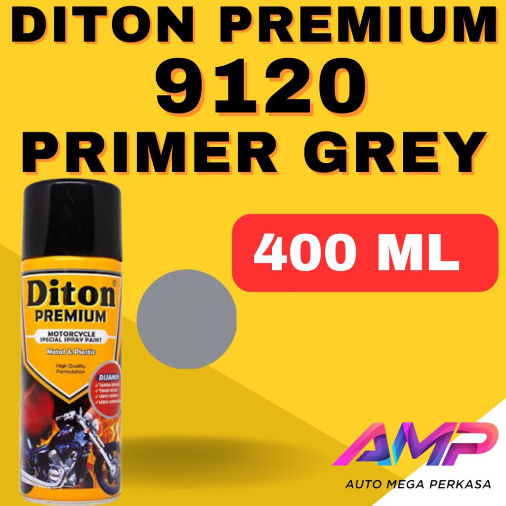 CAT SEMPROT PILOK MOTOR MOBIL DITON PREMIUM 9120 PRIMER GREY EPOXY ORIGINAL