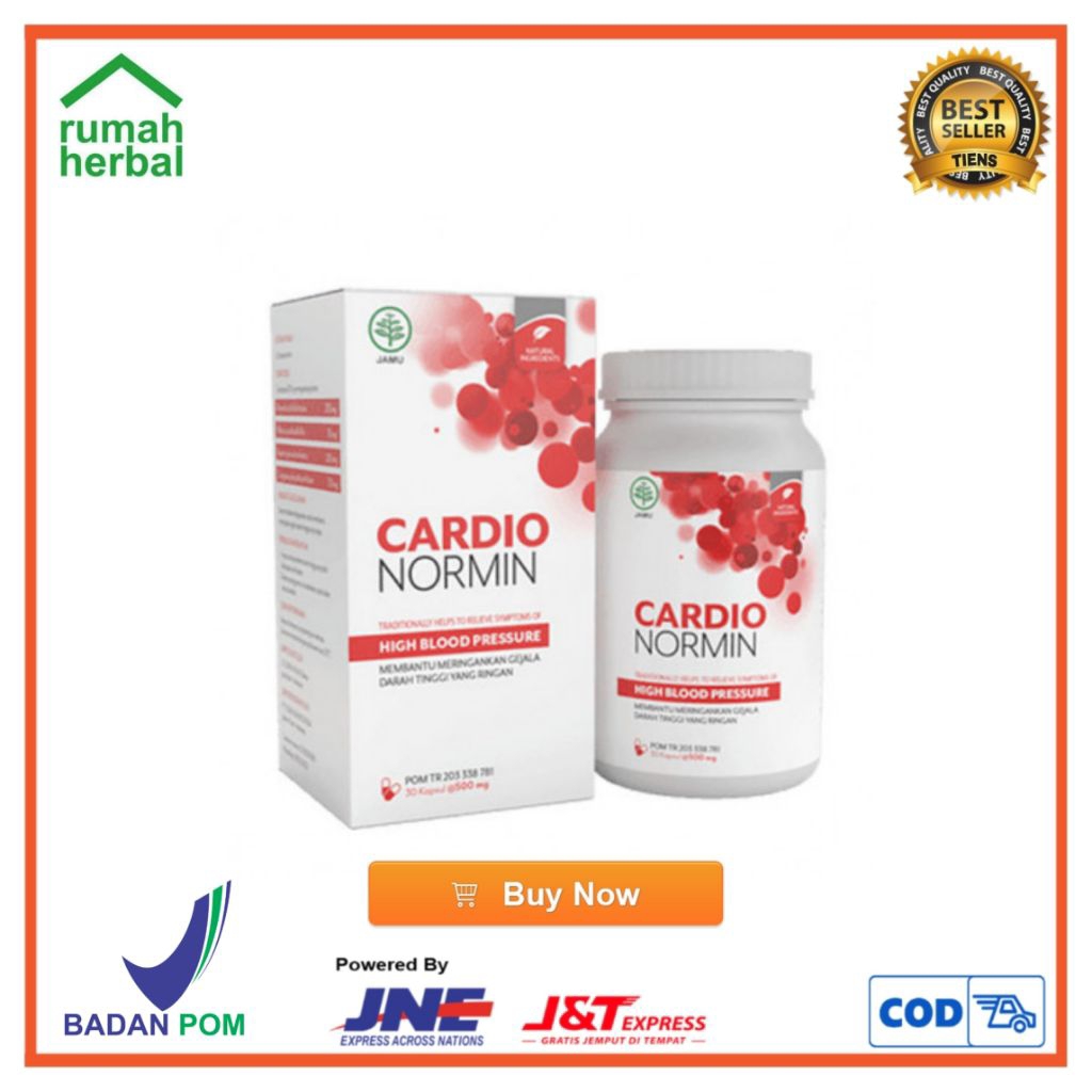 CARDIONORMIN Asli Original Obat Herpertensi Dan Darah Tinggi Suplemen Penurun Tekanan Darah