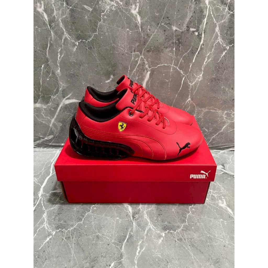 Sepatu puma Ferarri X Roma Red black