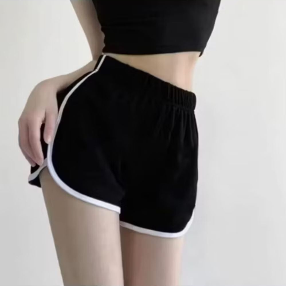 MURAH.. Celana Pendek Muniko Wanita ISI 4 PCS/Celana Hotpants Santai Polos/Celana Olahraga Pendek