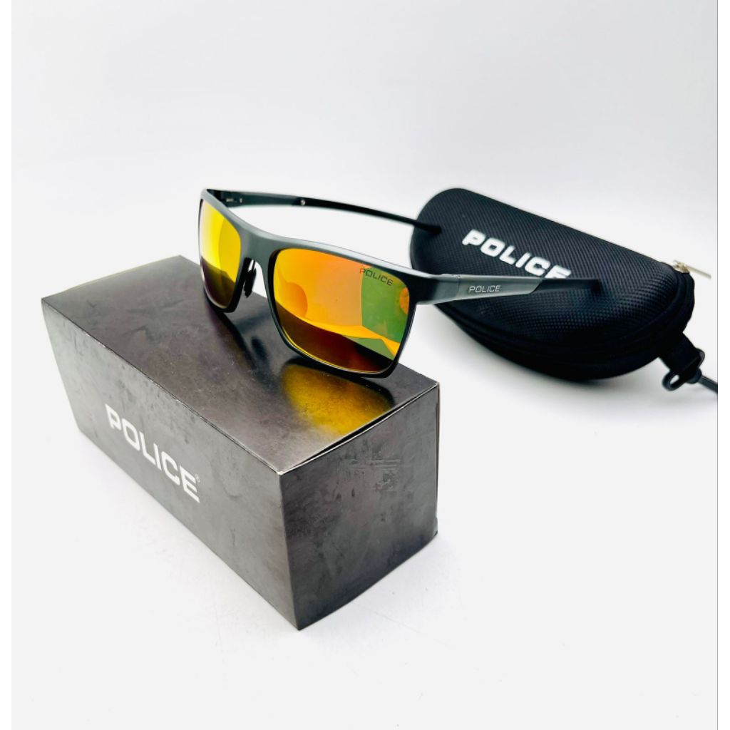 New Sungglass Grade Ori Kacamata Hitam POLICE 1932 Bahan Aluminium Lensa Polarized+UV600 Antiradiasi