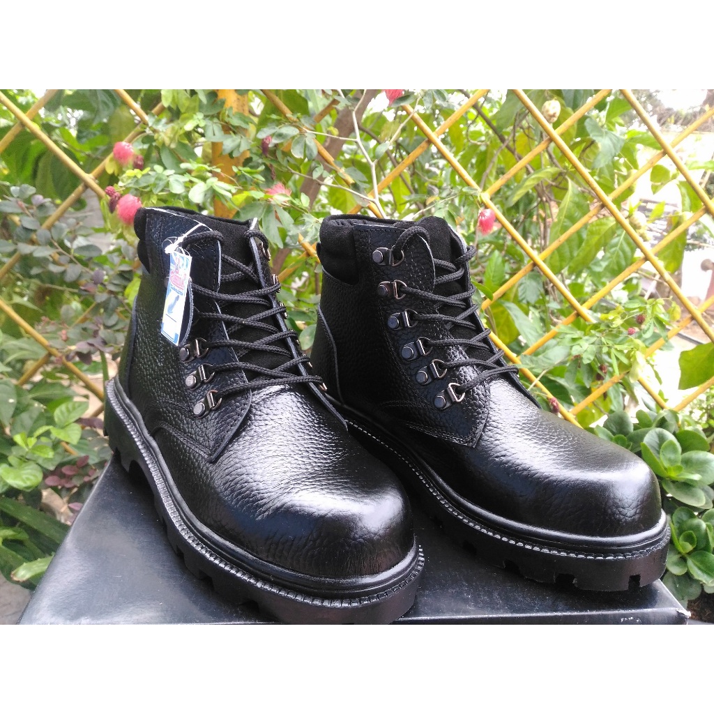 sepatu safety boot pria rasheda dr01 big size jumbo
