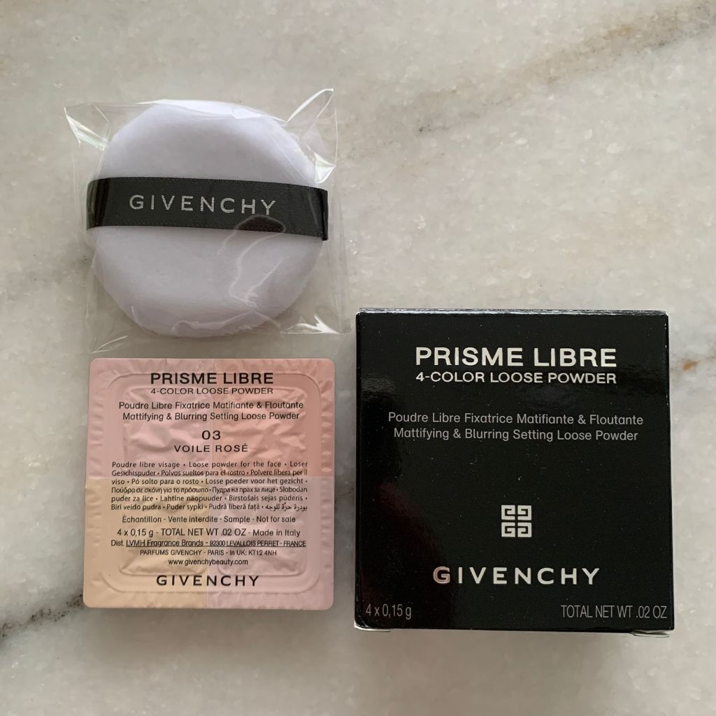 Givenchy Givenchy Prisme Libre Loose Powder 4x0.15g/03 voile rose WITH BOX+ Mini puff