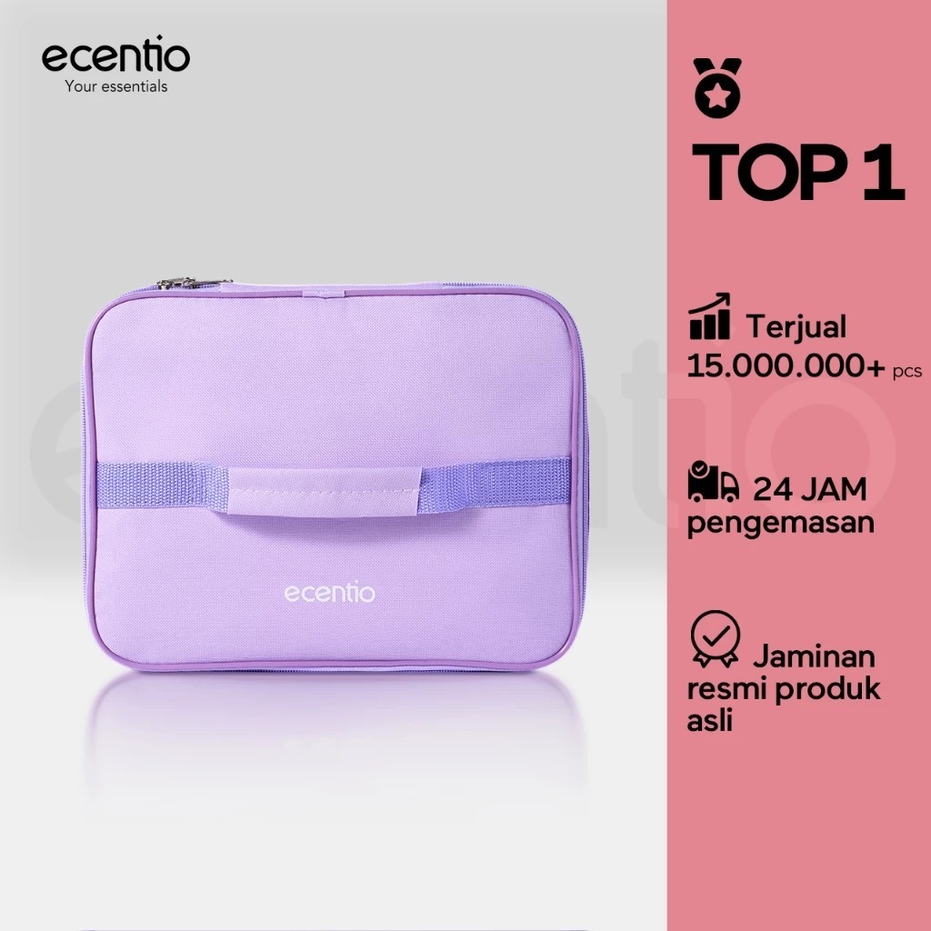 ECENTIO Tas Bekal Lunch Box Segi / Rectangular