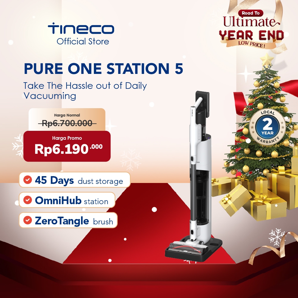 Tineco Pure One Station 5 Cordless Smart Vacuum Stick Handheld Vacuum