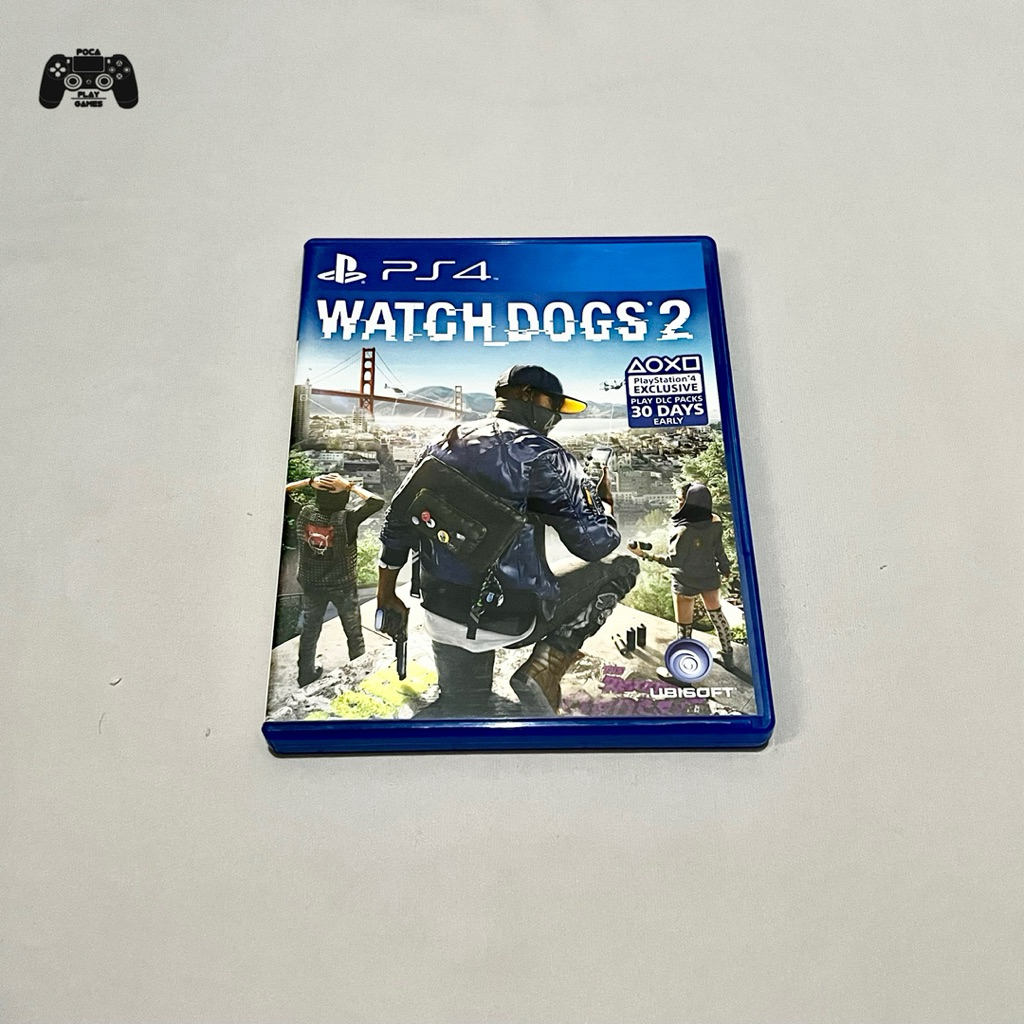 Kaset BD PS4 Watch Dogs 2 - Second / Bekas