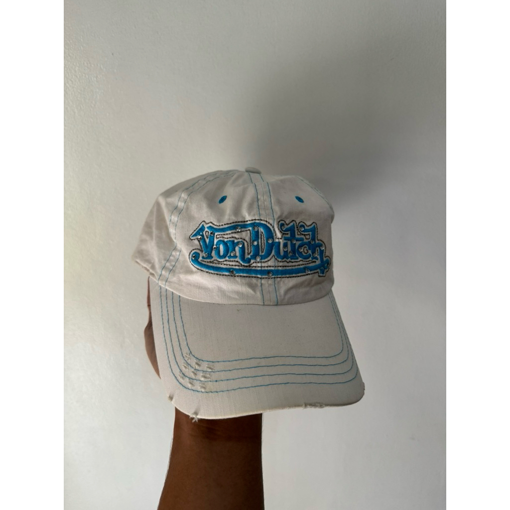 Von Dutch blink white cap