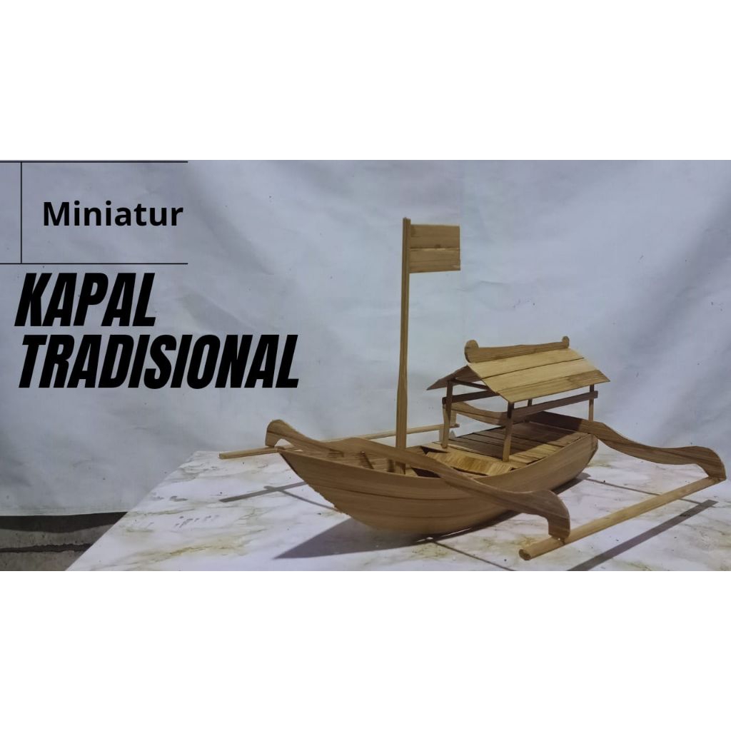 miniatur kapal nelayan