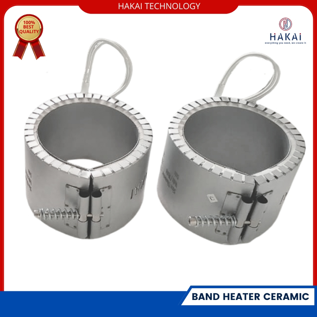 Band Heater Keramik Dia.100 x 100 mm (Terminal Kabel)