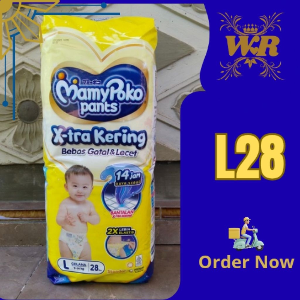 MAMYPOKO L28 || MAMYPOKO UKURAN L ISI 28