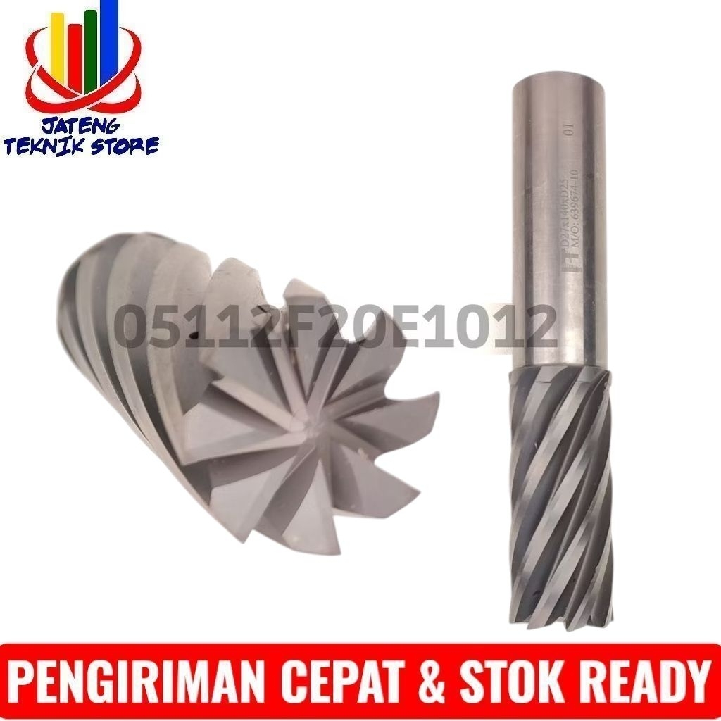 New Endmill 27mm As 25mm 8 Flute Carbide Bor Endmill Frais Bukan HSS
