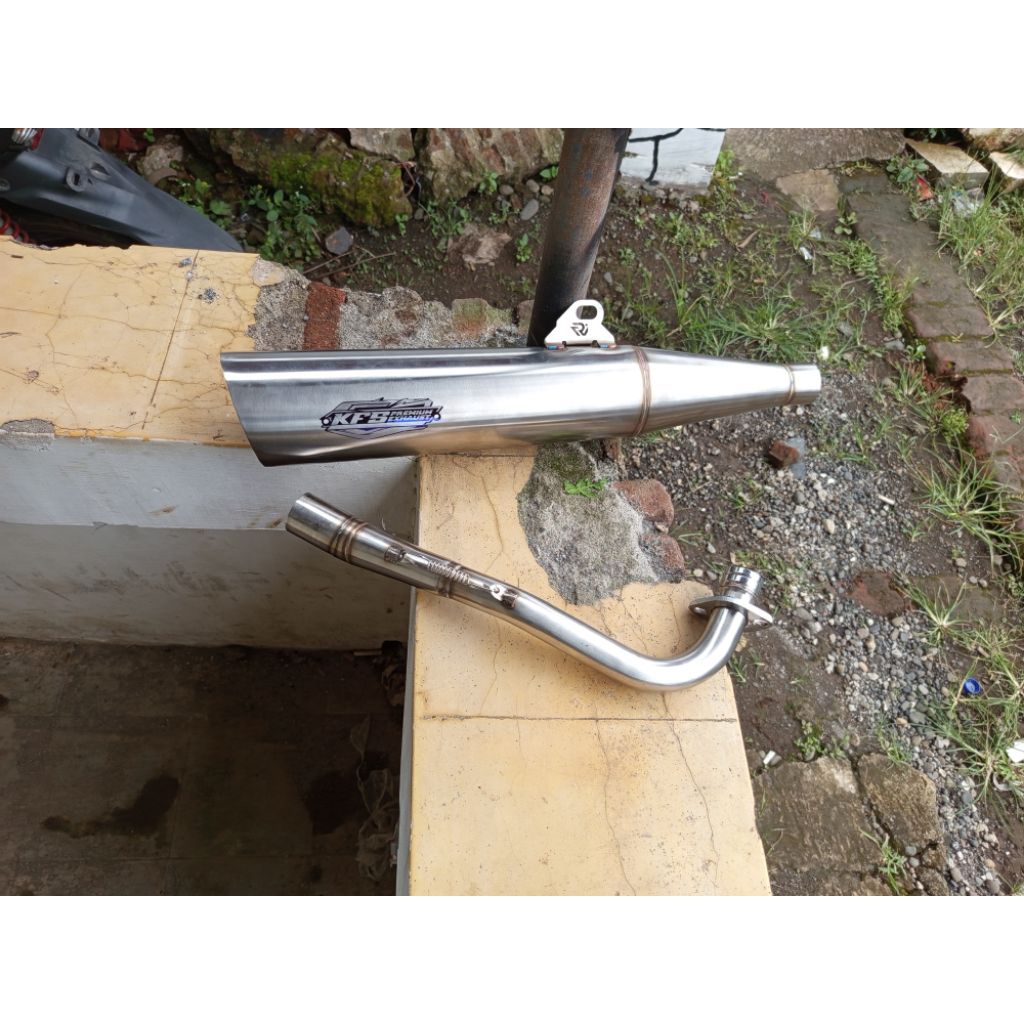 Knalpot standar racing karisma supra x 125 wave 125 supra fit original KFS RACING EXSHAUST...