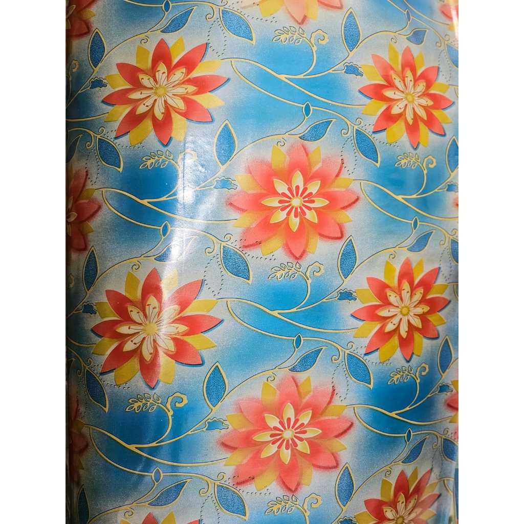 [ 2m x 1m ] Karpet Plastik Tebal Alas Meja / Lantai Kualitas Bagus Kilap