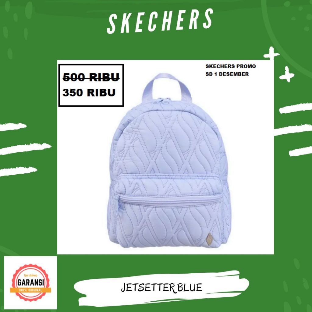 Tas backpack skechers Wanita original JETSETTER SALE