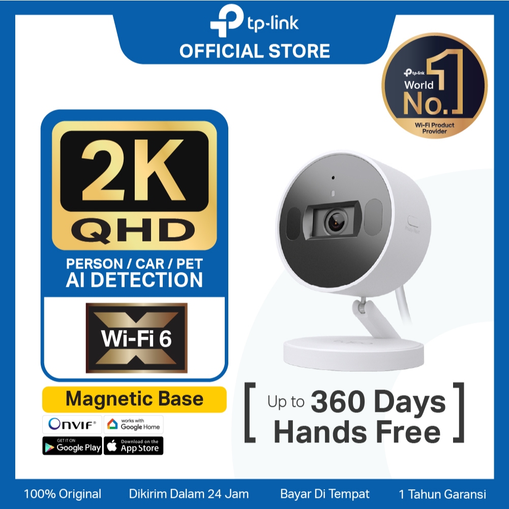 TP-Link | Tapo C125 CCTV IP Camera 2K QHD SD Card WiFI Kamera Night Vision Baby Monitor