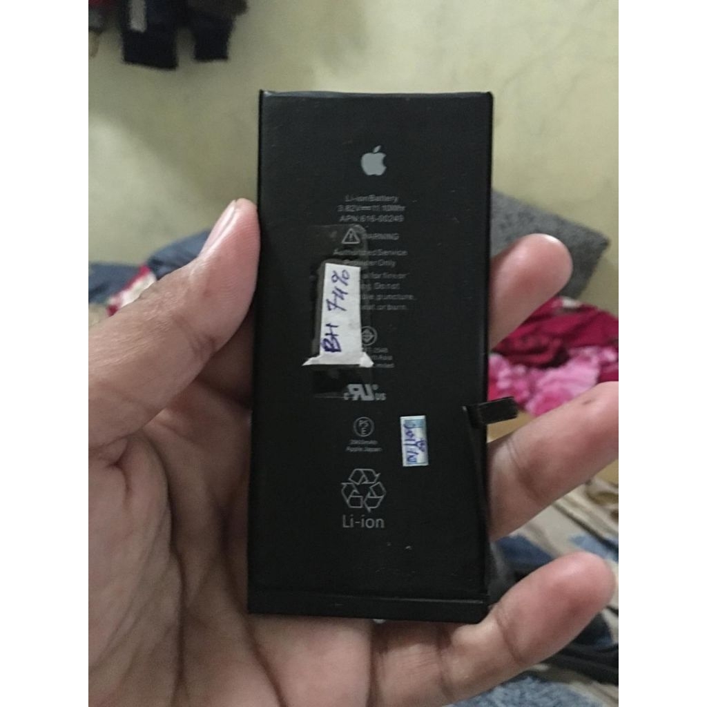 baterai ip iphone 7 + plus BH 74% copotan bekas