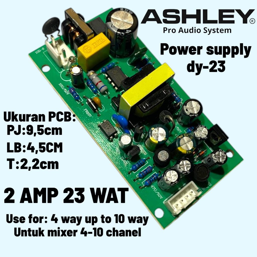 power suply suplai mixer dy 23 mixer hupper huper wisdom