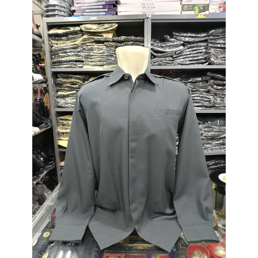 SERAGAM SAFARI PASPAMPRES / SERAGAM SAFARI PASPAMPRES LENGAN PANJANG