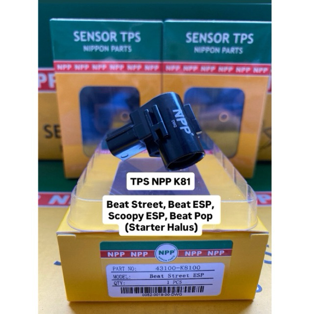 TPS SENSOR K81 BEAT STREET ESP, BEAT ESP 2016, SCOOPY ESP 2018 NPP