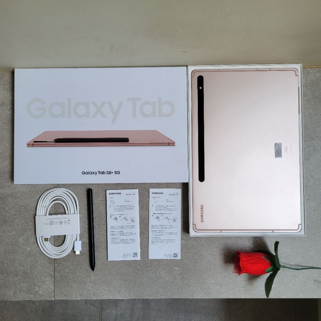 Samsung Galaxy TAB S8 PLUS 5G 8/256 Gb Sein Tab S8+ Garansi resmi Second bekas