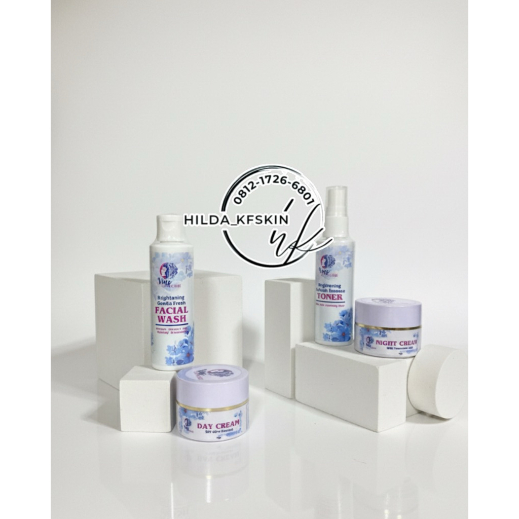 VINSKINCARE - VINNYS SKINCARE - VINSKIN SKINCARE - PAKET WAJAH VINSKIN TERBARU BPOM GLOWING