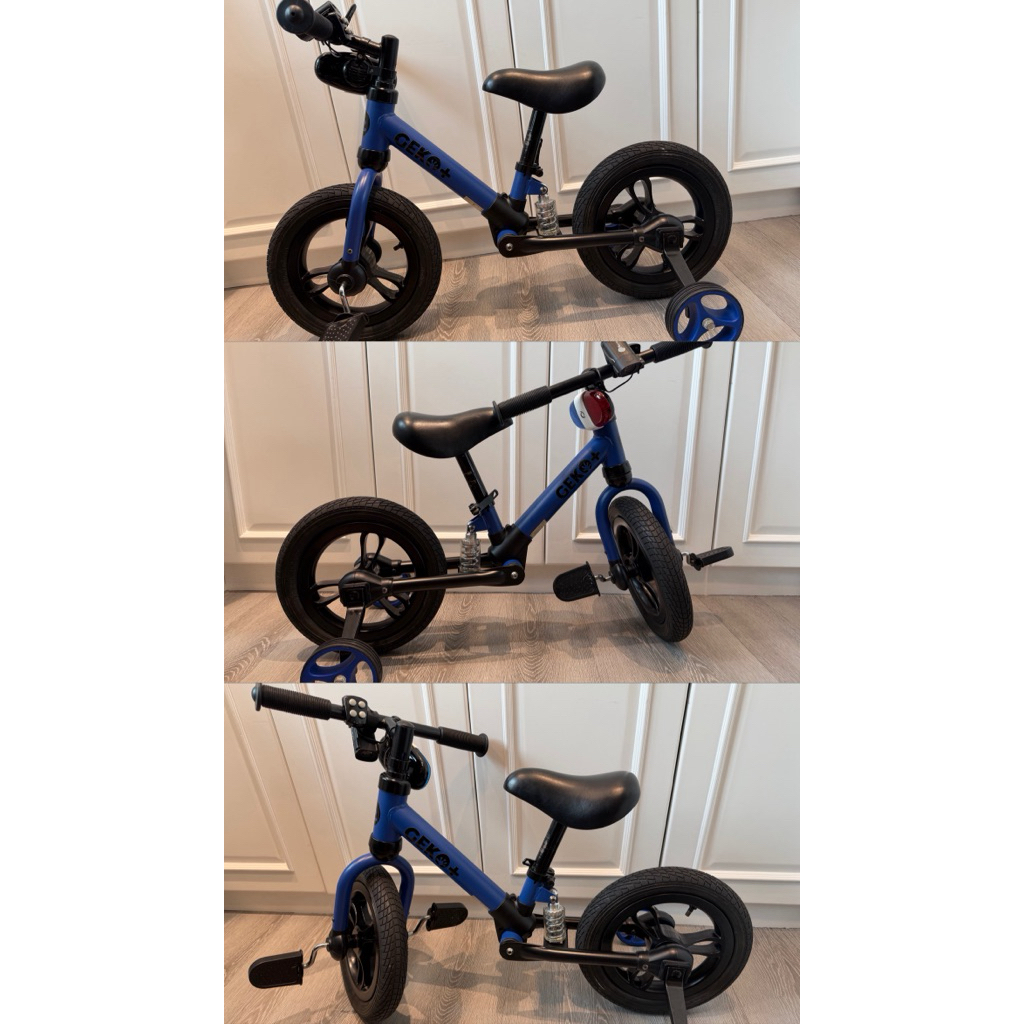 Geko Plus 4-in-1 kids' balance bike