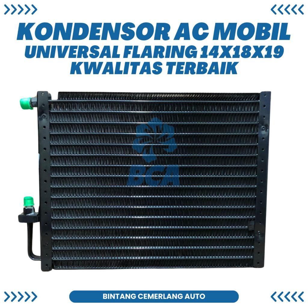 Kondensor AC Mobil Universal 14x18x22 condensor AC Mobil Flaring