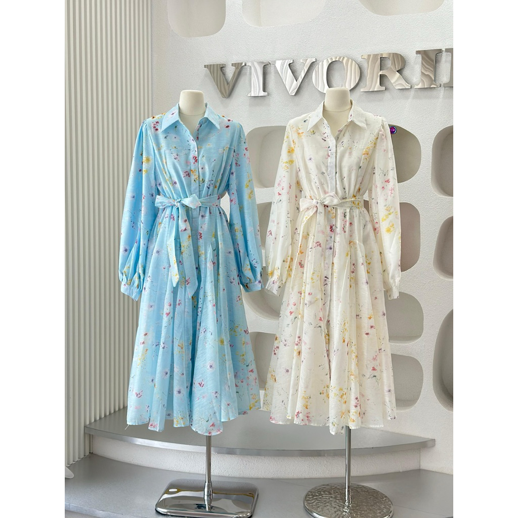 ganis aster, dress vivorie, lafreya dress, gamis putih, white maxi, dress katun bordir, gamis eyelet