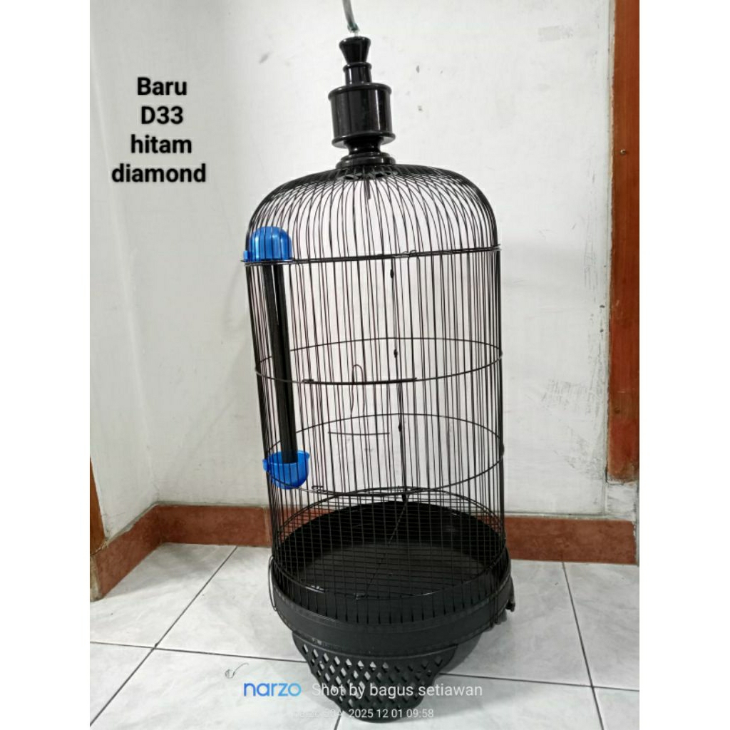 sangkar lovebird hitam diamond 10pcs (grosir)
